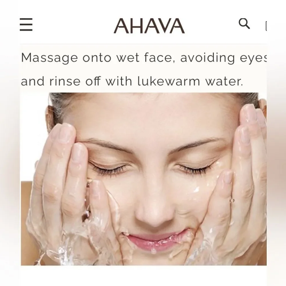 AHAVA Mineral Radiance Cleansing Gel